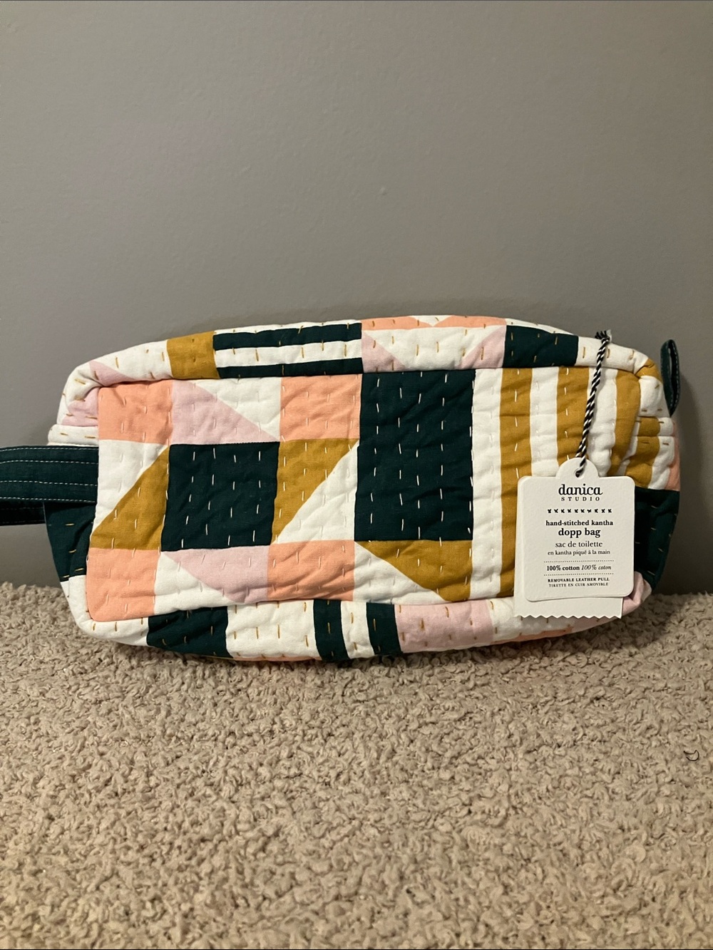 Danica Studio Hand-Stitched Kanta Dopp Bag - Multi Color